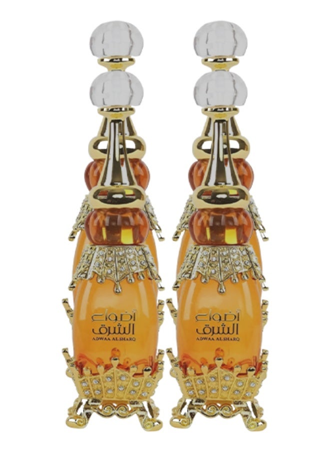 أفنان 4 قطع عطر أضواء الشرق زيتي للجنسين 25 مل - Image 1