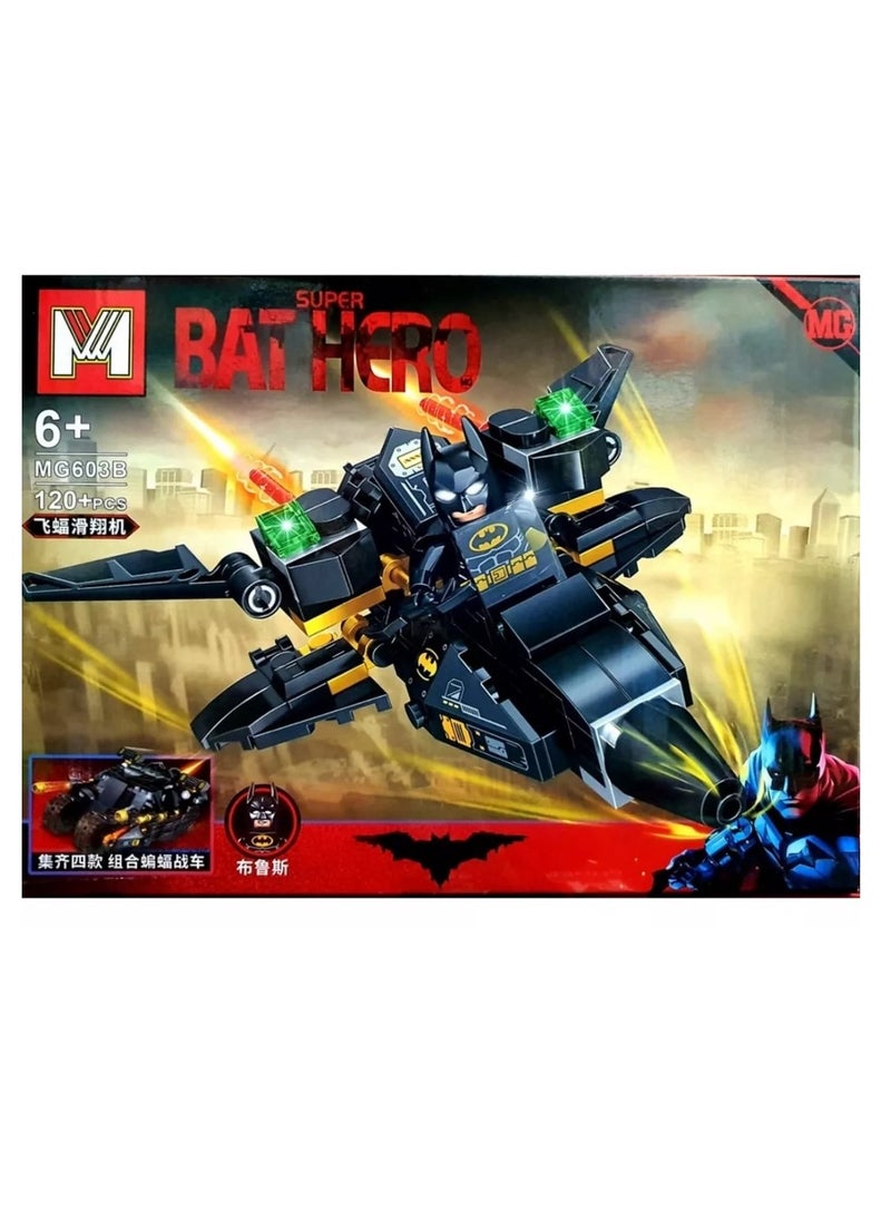 Super Bat Hero 4 In 1 Batman - Joker Constructor Blocks - No:MG603