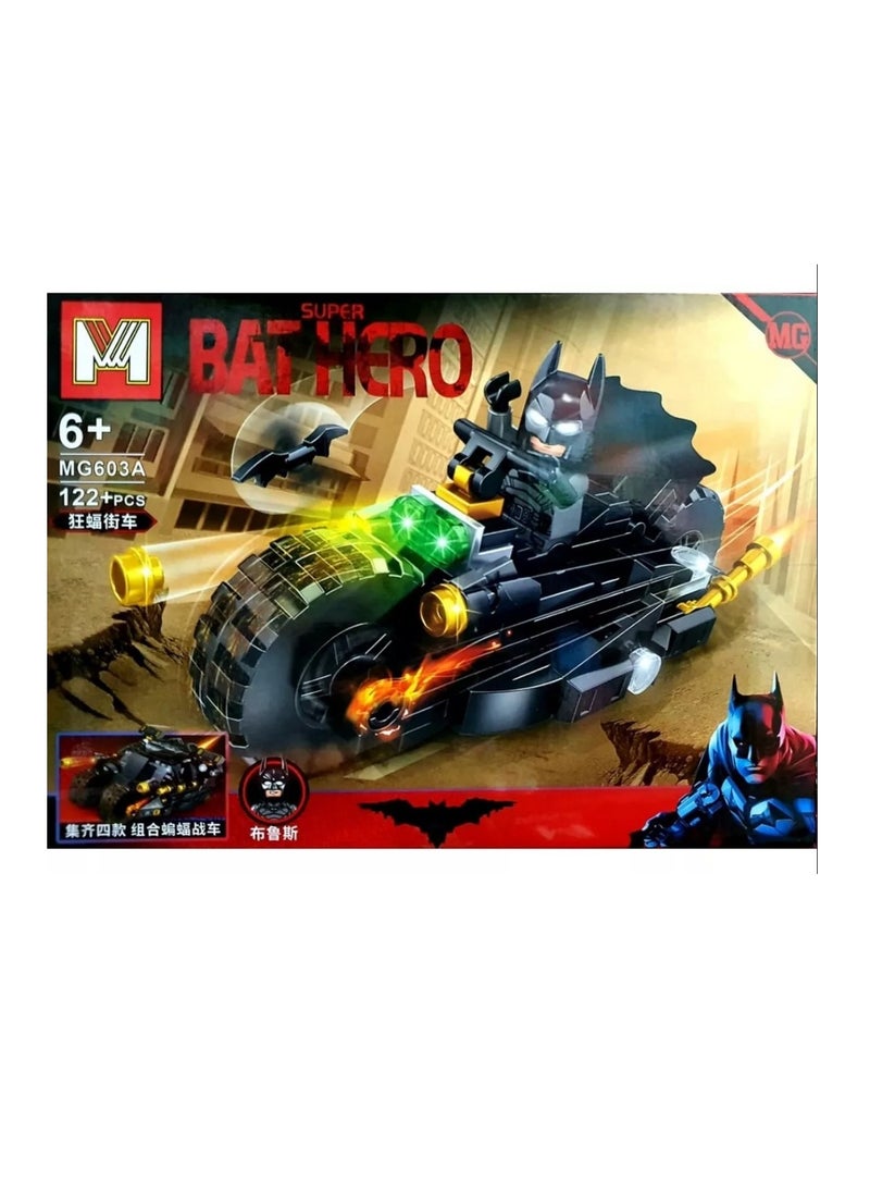 Super Bat Hero 4 In 1 Batman - Joker Constructor Blocks - No:MG603