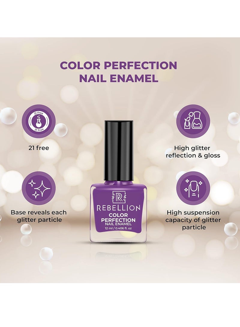 Rebellion Color Perfection Nail Enamel 12ml Mauve Intuitive Soul RG28 - Image 4