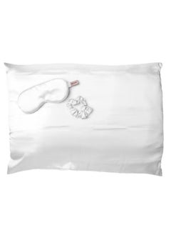 Kitsch Kitsch, The Satin Sleep Set, Ivory, 3 Piece Set 