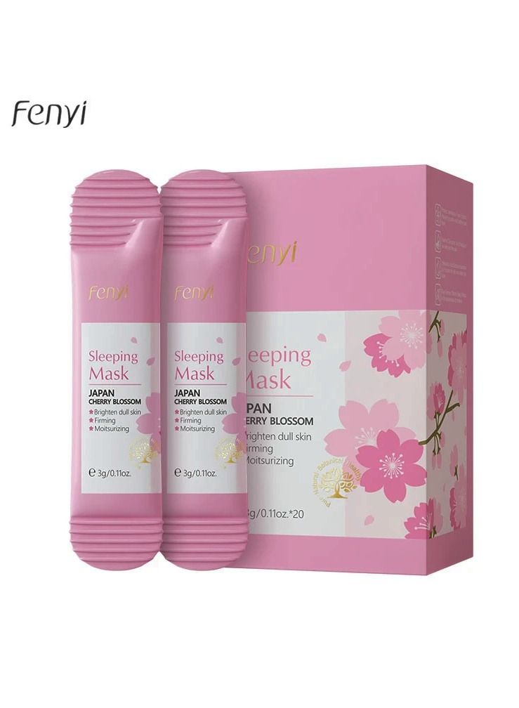 فيني قناع النوم لترطيب البشرة بخلاصة ازهار الكرز اليابانيه مكون من 20 ظرف - Image 1
