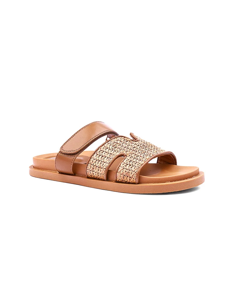 كابلي صندل مسطح نسائي بأشرطة قابلة للتعديل