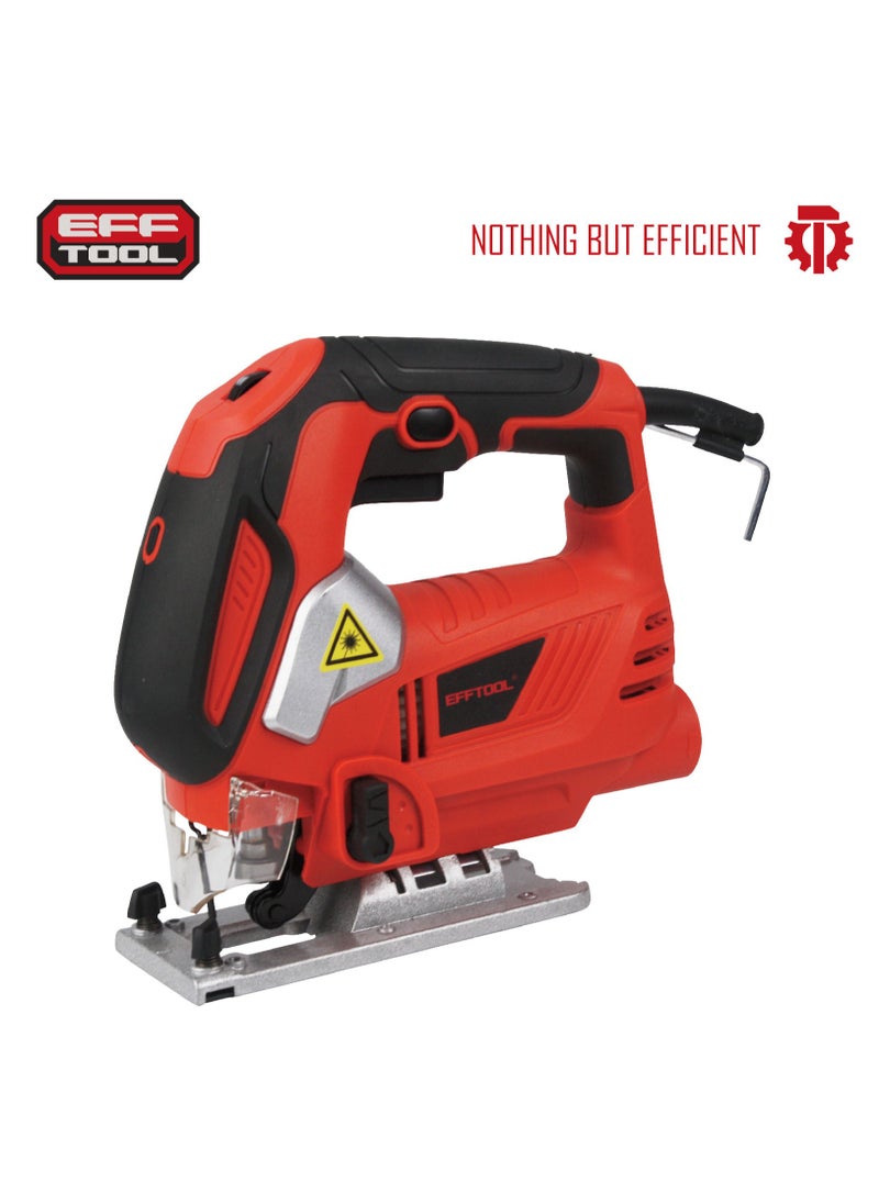 EFFTOOL Compact Jigsaw, 860W, Variable Speed, Ergonomic Design, Lock-On Switch, Dust Extraction, 0-45° Bevel Cuts for Precise, Versatile Cutting,  - Image 2