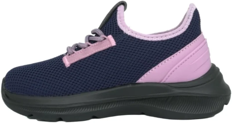 CEDRO Cedro Kids Lace Up Casual Shoes in Navy and Pink