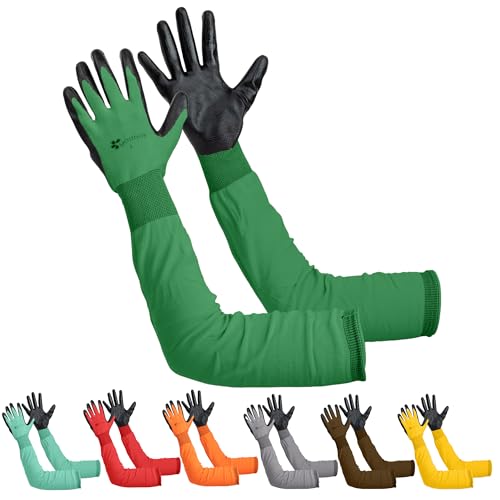 Gastody™ Long Gardening Gloves Women and Men L - Long Sleeve Garden Gloves Multipurpose Heavy Duty Outdoor and Indoor - Long Cuff Garden Gloves - Thorn Resistant Protective Work Rose Pruning Gloves - Image 1