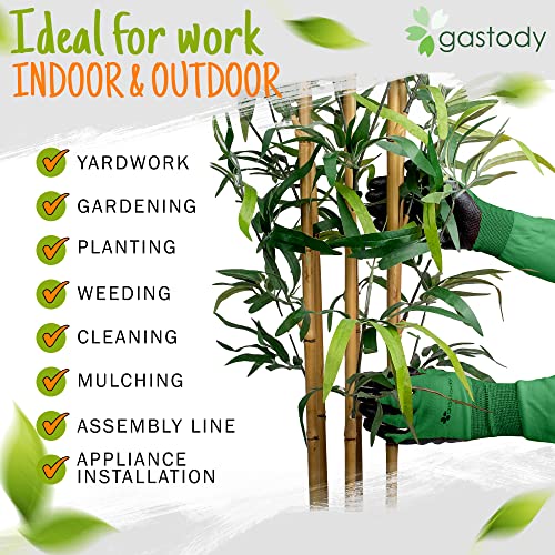 Gastody™ Long Gardening Gloves Women and Men L - Long Sleeve Garden Gloves Multipurpose Heavy Duty Outdoor and Indoor - Long Cuff Garden Gloves - Thorn Resistant Protective Work Rose Pruning Gloves - Image 4