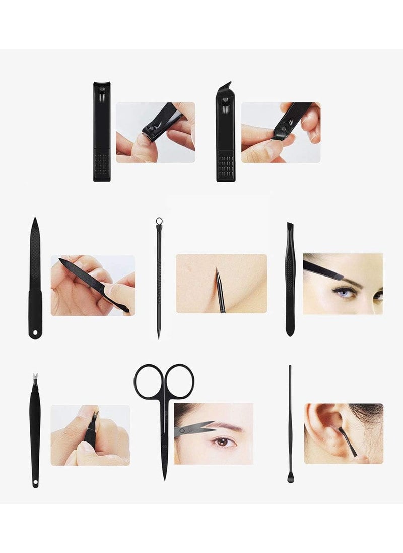 General - Nail Trimming Set 18 in 1 High Precision Stainless Steel Cutter File Sharp Scissors for Men and Women Fingernails and Toenails - Image 1