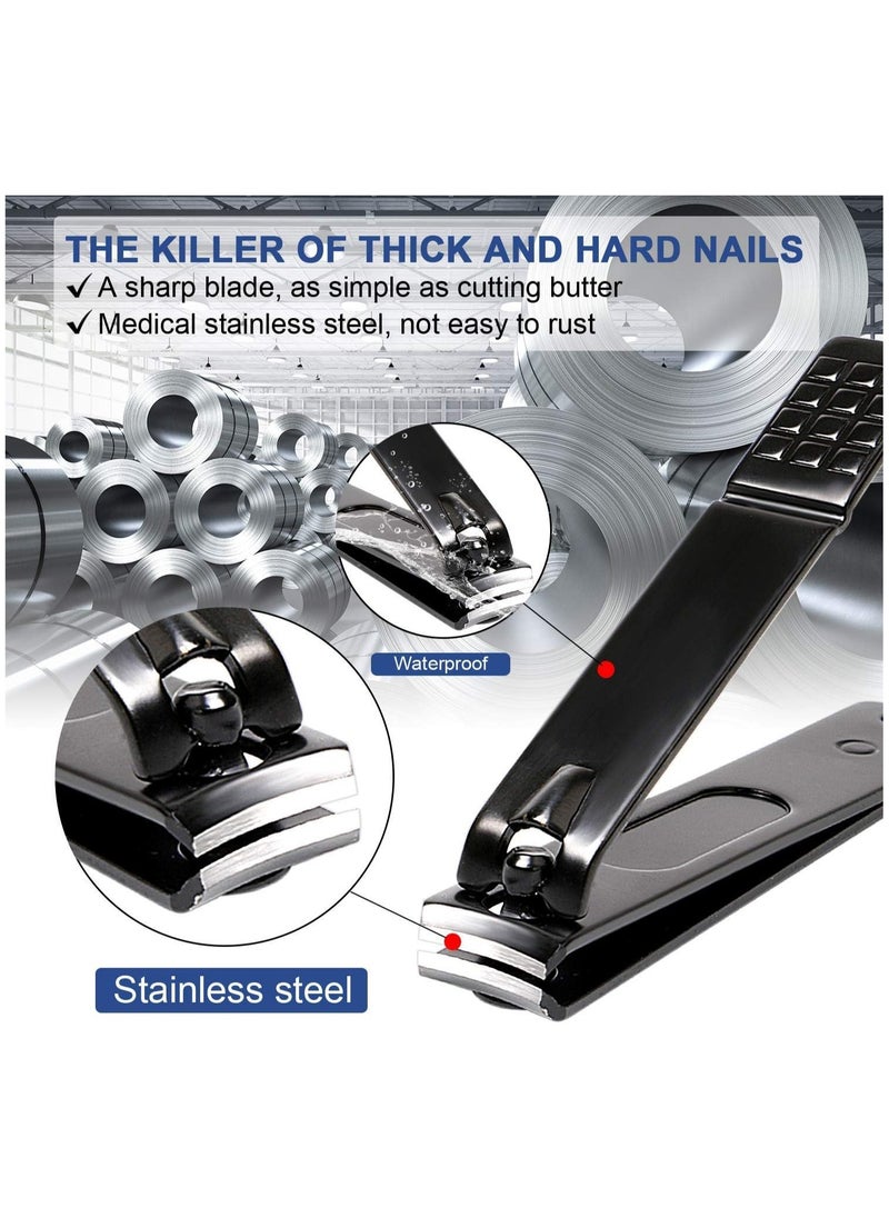 General - Nail Trimming Set 18 in 1 High Precision Stainless Steel Cutter File Sharp Scissors for Men and Women Fingernails and Toenails - Image 1