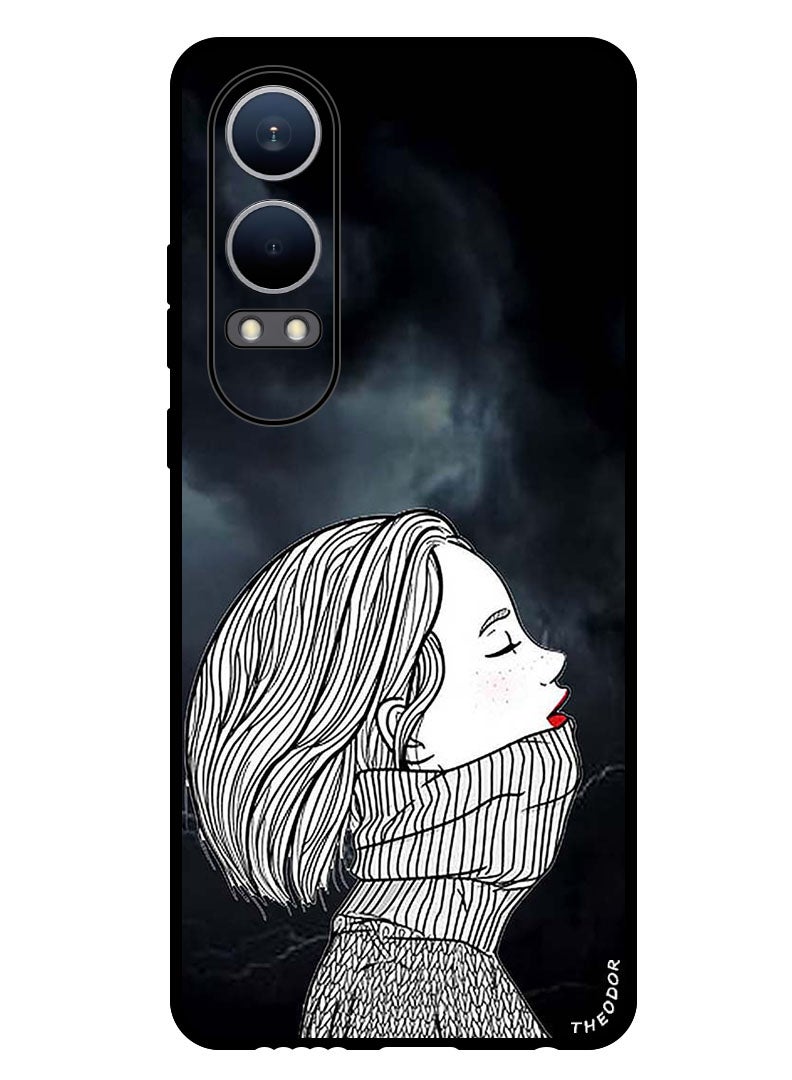 Theodor Protective Case Anti Scratch Shock Proof Bumper Cover For OnePlus Nord CE4 Lite Sad Girl - Image 1