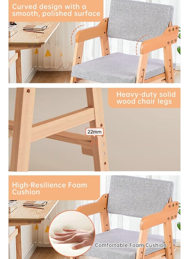 سولاكان كرسي طعام أطفال قابل للتعديل مع صينية قابلة للإزالة وحزام أمان ووسادة مريحة – كرسي تغذية قابل للتحويل للرضّع والأطفال الصغار - Image 5