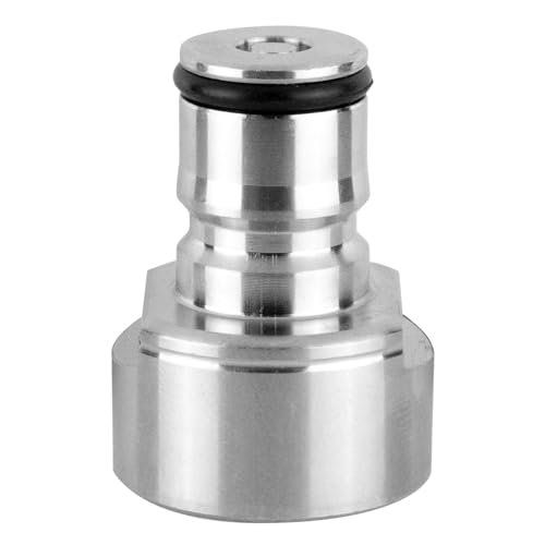 Kegco KMKCAL Keg Coupler Adapter, Liquid, Stainless Steel - Image 1