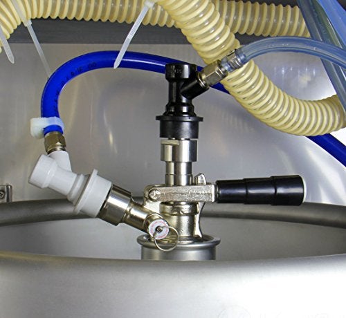 Kegco KMKCAL Keg Coupler Adapter, Liquid, Stainless Steel - Image 4