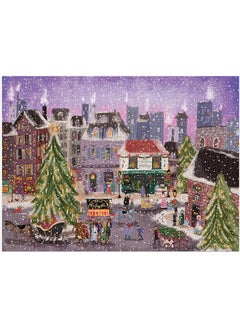 Galison Christmas Square 1000 Piece Puzzle in Square Box from Galison - Holiday Puzzle for Adults with Beautiful Artwork from Joy Laforme, Thick and Sturdy Pieces, Perfect  - Image 2