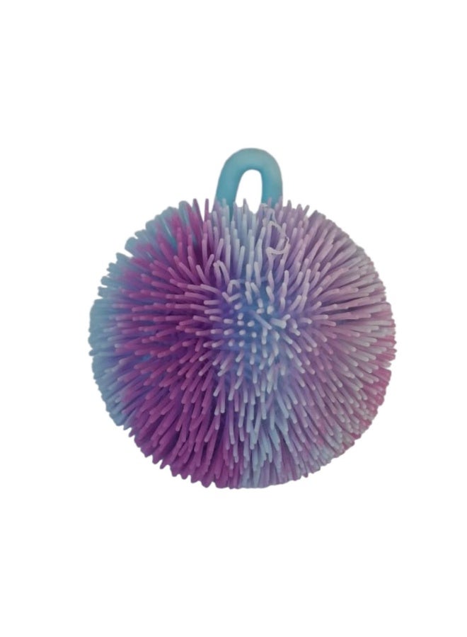 Needoh 8CM Colourful Neon Squeeze Puffer Ball Squishy Sensory Soft Balls - Image 2