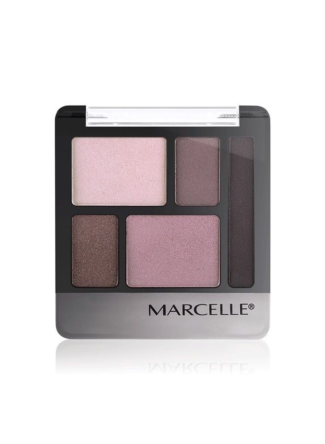 Marcelle Quintet Eyeshadow, Plum Perfect, Hypoallergenic and Fragrance-Free, 0.20 oz - Image 1