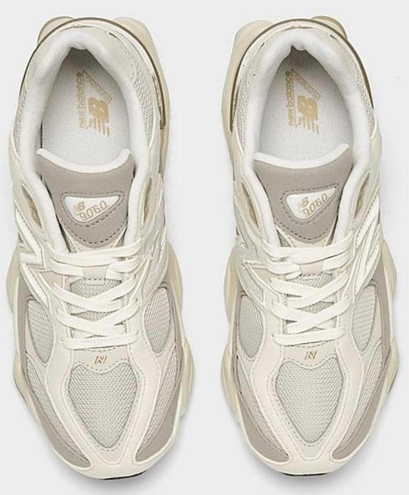 New Balance 9060 Big Kids Shoes (Linen Beige Timberwolf, 6.5) - Image 2