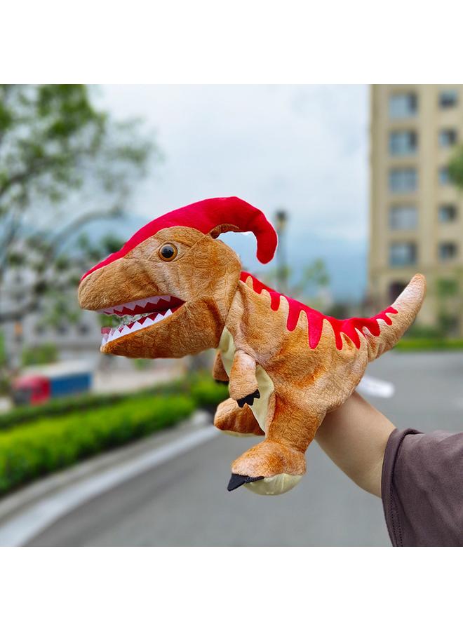 Bluejw New Arrival Dinosaur Hand Doll Toy Large Mouth-opening Animal Dragon Soothing Gloves  - Image 1