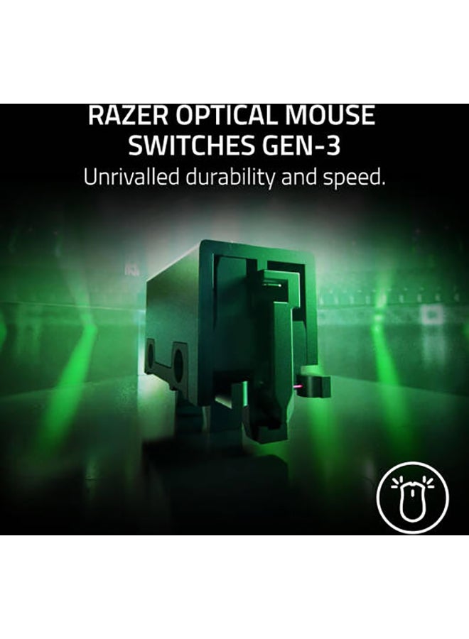 ريزر ماوس الألعاب السلكي/اللاسلكي Viper V3 Pro، تصميم خفيف الوزن 54 جرام، مستشعر بصري 35K Gen 2 DPI، عمر بطارية يصل إلى 95H، مفاتيح الماوس الضوئية Gen 3 | RZ01-05120100-R3G1 - Image 4