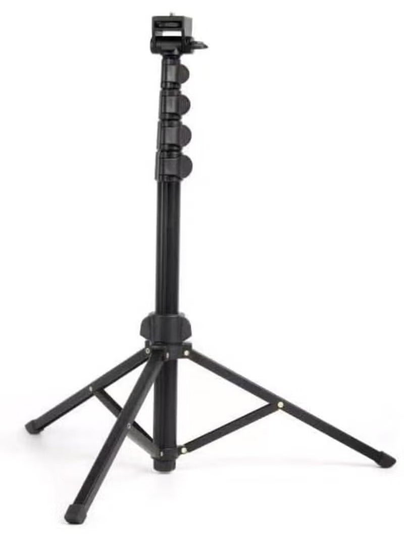 Jmary Jmary MT39 61inch Aluminum Extendable Cell Phone Tripod Stand with Selfie Stick Tripod and Phone Clip - Image 2