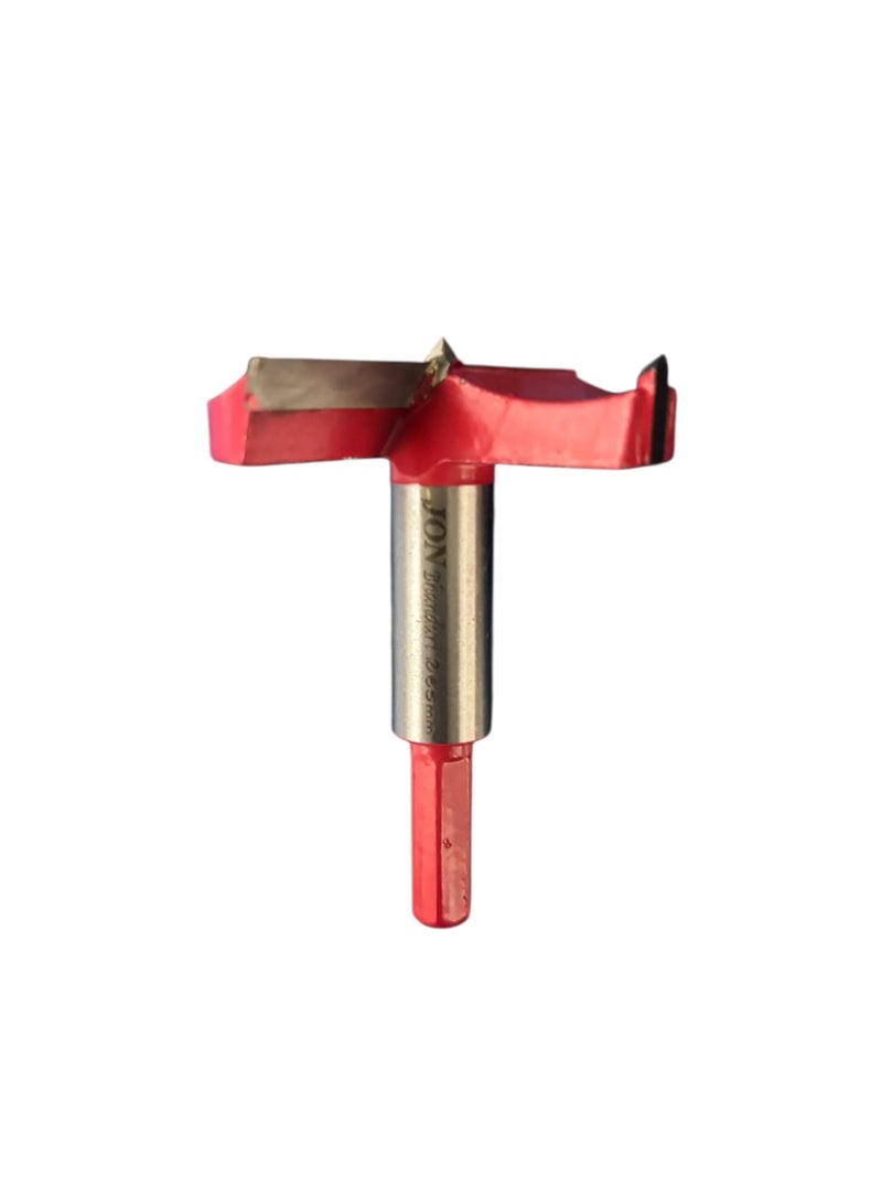 Jon Bhandari Tools 65mm Forstner Hinge Boring Drill Bit – Carbide Tipped Hole Cutter for Wood, Plywood & Woodworking – Precision Bit for Clean Flat-Bottom, Angled, Straight & Overlapping Holes - Image 2