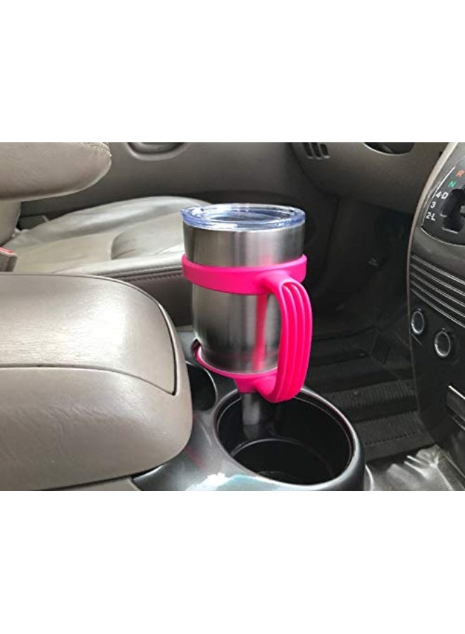 STRATA CUPS 30oz Tumbler Handle (PINK) Available For 30oz YETI Tumbler, OZARK TRAIL, Rambler Tumbler- BPA FREE - Image 5