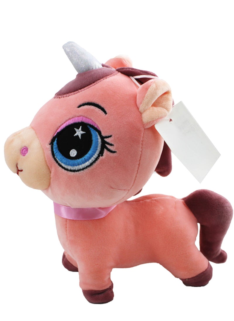 PARTY FUN Soft Toys Unicorn 25Cm Pink Color 
