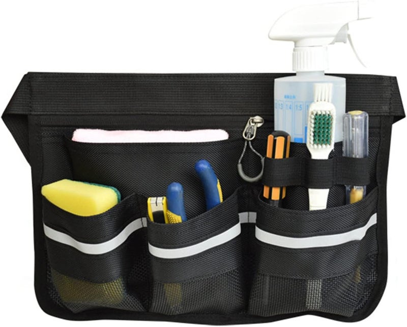 cheekyglo Utility Waist Apron Cleaning Fanny Pack Attendant Storage Tool Kit for Holding Gardening Tools and Home Decoration Tools,Style 2 - Image 2