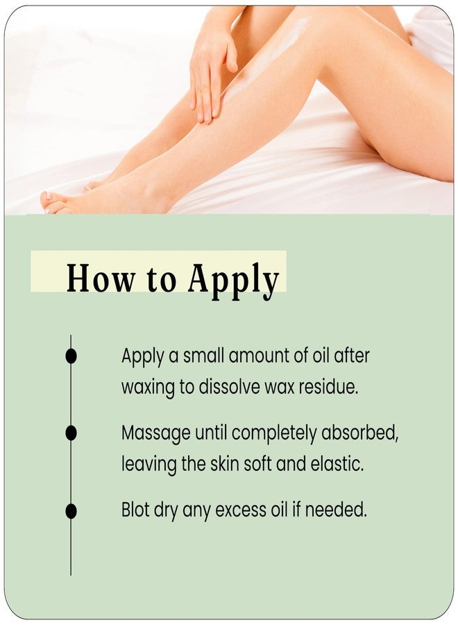 Depileve منظف زيت ديبيليف - زيت الأزولين - يزيل بقايا الشمع - عناية بعد الاستخدام غنية بزيت جنين القمح - لجميع أنواع البشرة - زيت تدليك بعد الشمع، 7 أونصة - Image 5