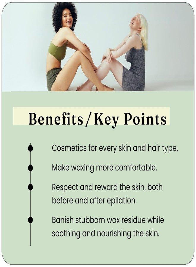 Depileve منظف زيت ديبيليف - زيت الأزولين - يزيل بقايا الشمع - عناية بعد الاستخدام غنية بزيت جنين القمح - لجميع أنواع البشرة - زيت تدليك بعد الشمع، 7 أونصة - Image 4