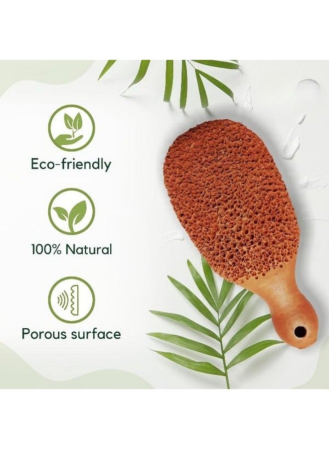 TrendEvo Terracotta Natural Pumice Stone Foot Scrubber Handmade Organic Clay eco Friendly Dead Skin Remover Women Men Unisex. - Image 5