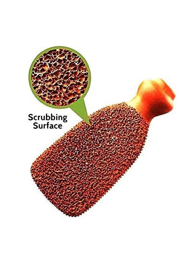 TrendEvo Terracotta Natural Pumice Stone Foot Scrubber Handmade Organic Clay eco Friendly Dead Skin Remover Women Men Unisex. - Image 3