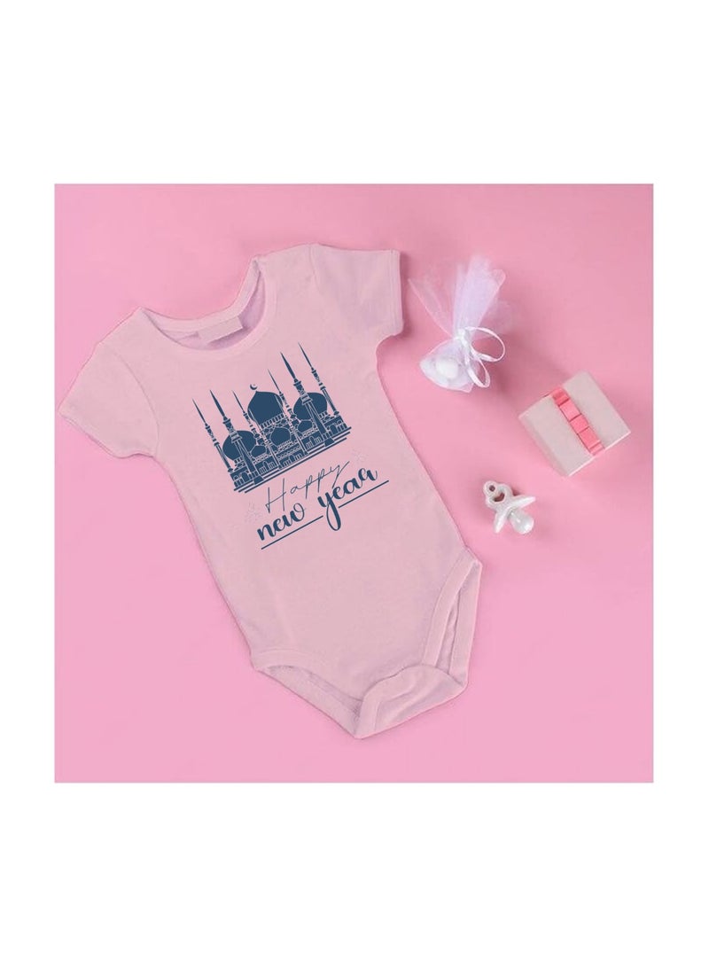 PRINTSHOP4ME Abu Dhabi New Year's Soft Cotton Baby Onesie Bodysuit Short Sleeve-Perfect Outfit Celebration For New Year-Gift For Baby Shower - Image 2