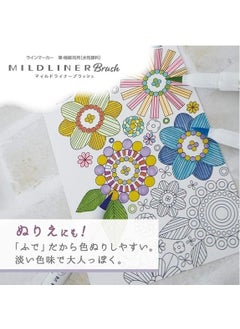 ZEBRA Mildliner Brush Tip + Highlighter Dual Tip Wft8 5c N  - Image 5