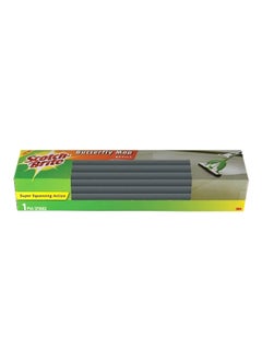 Durable Super Squeezing Action Butterfly Mop Starter Kit with Handle and Refill Grey 5 x 6.5 x 28 cm XN005203676
