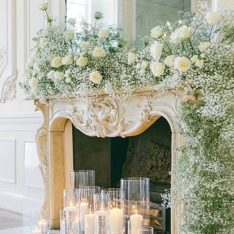 Parlberd Babys Breath Artificial Flowers, 6Pcs Fake White Babys Breath Flowers Artificial Bulk, Real Touch Faux Babies Breath Gypsophila Bouquet for Wedding Party Home Garden Decoration Floral Arrangement - Image 4