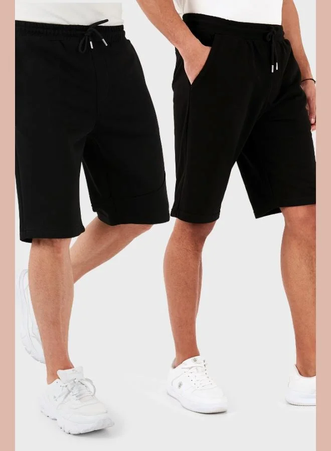 Buratti Cotton Regular Fit Normal Waist Pocket 2-Pack Shorts Men's SHORTS 590804142S2