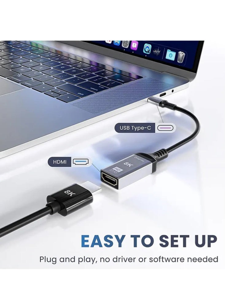 كومو كيبل USB-C إلى HDMI 2.1 بدقة 8K@60Hz و 4K@120Hz من KUMO - Image 4