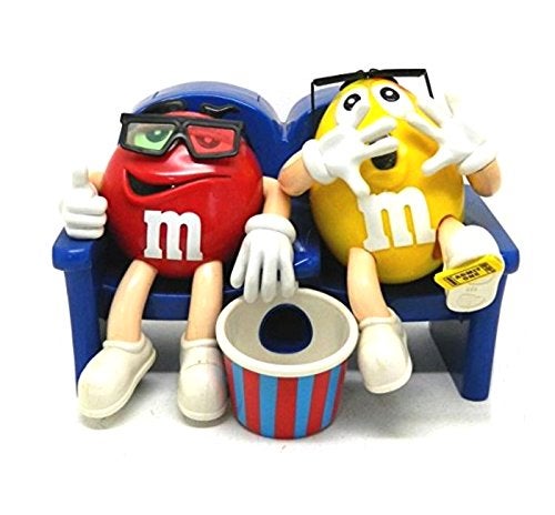 M&M's Candy Dispenser At the Movies with 3D Glasses Collectible - Image 2