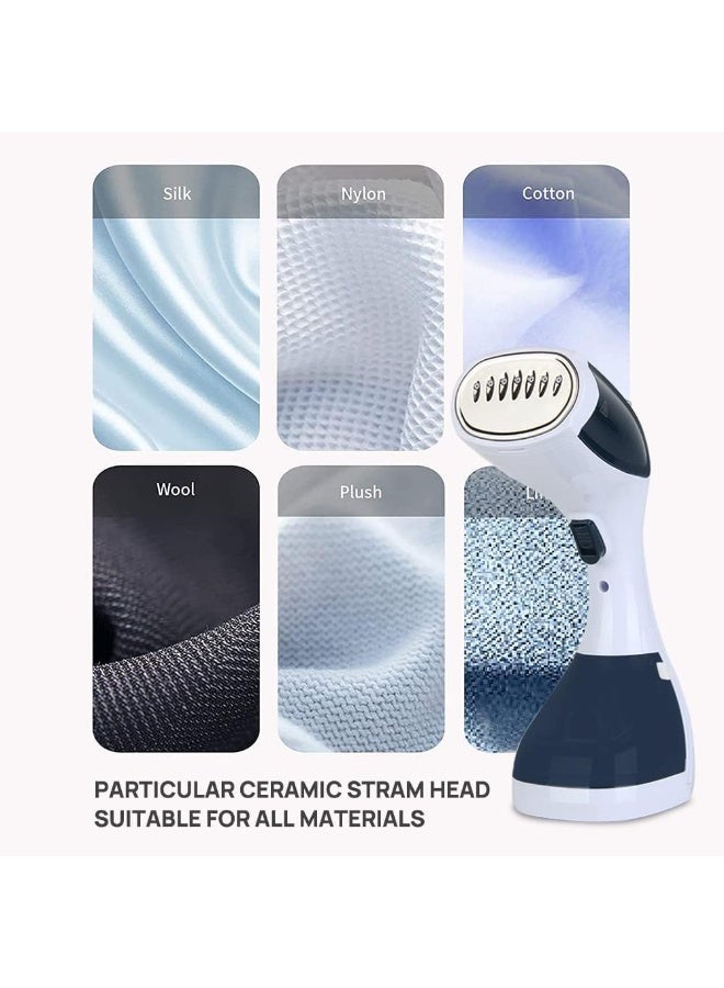 DIFEI Portable Handheld Garment Steamer with Ceramic Head, Multi-Fabric Compatible for Silk, Nylon, Cotton, Wool, Plush - Image 5