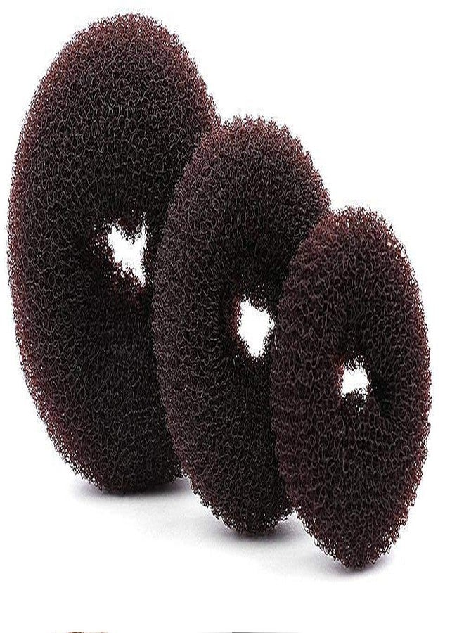 Chanderkash Sizes Hair Donuts/Bridal Bun for Womens(Black)|Puff Juda Bun Shaper |Messy Bun Scrunchie - Image 3