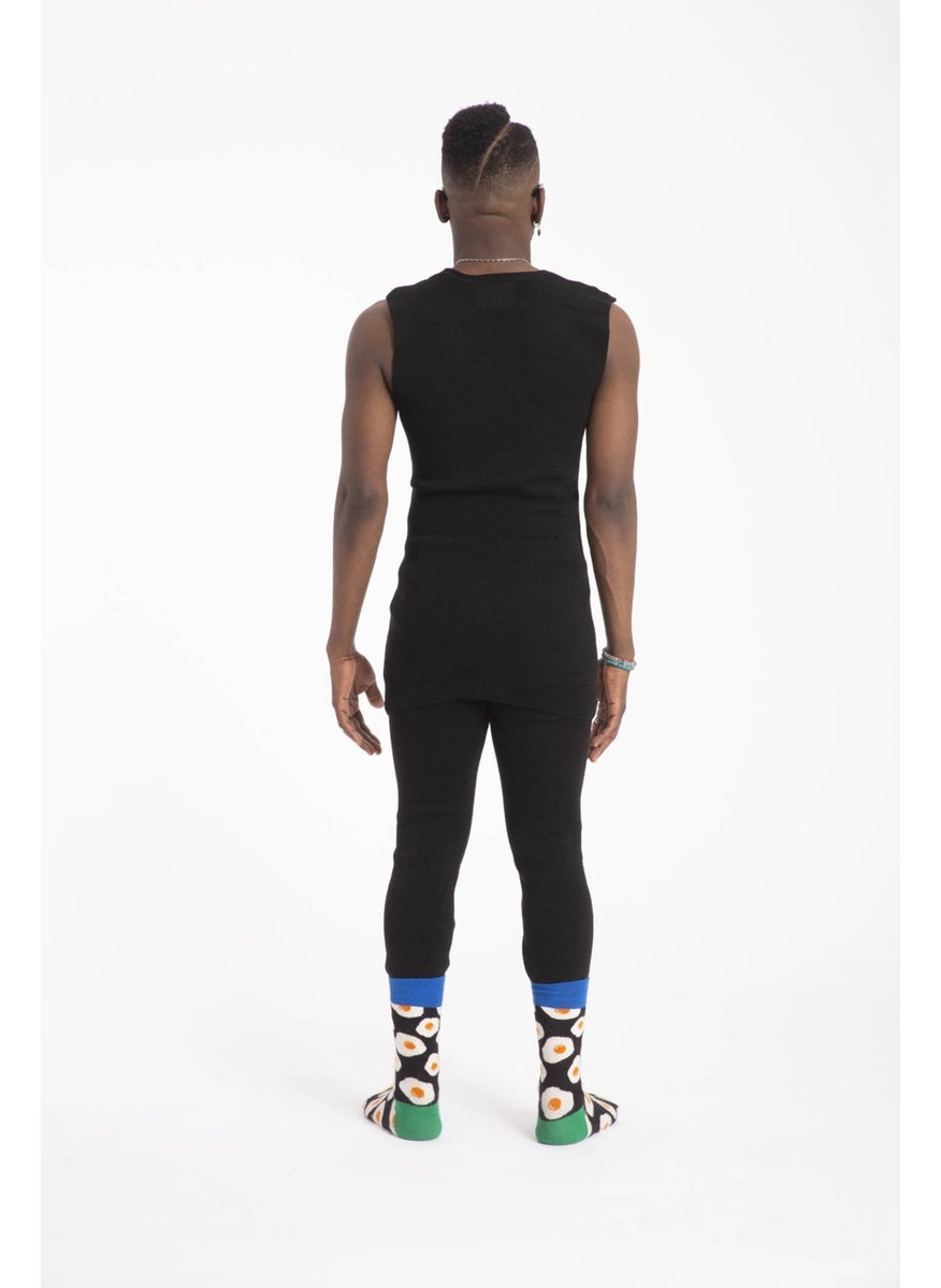 isemmoda - Dertex Men's Undershirt Sleeveless Wool Single Top Undershirt - Image 1