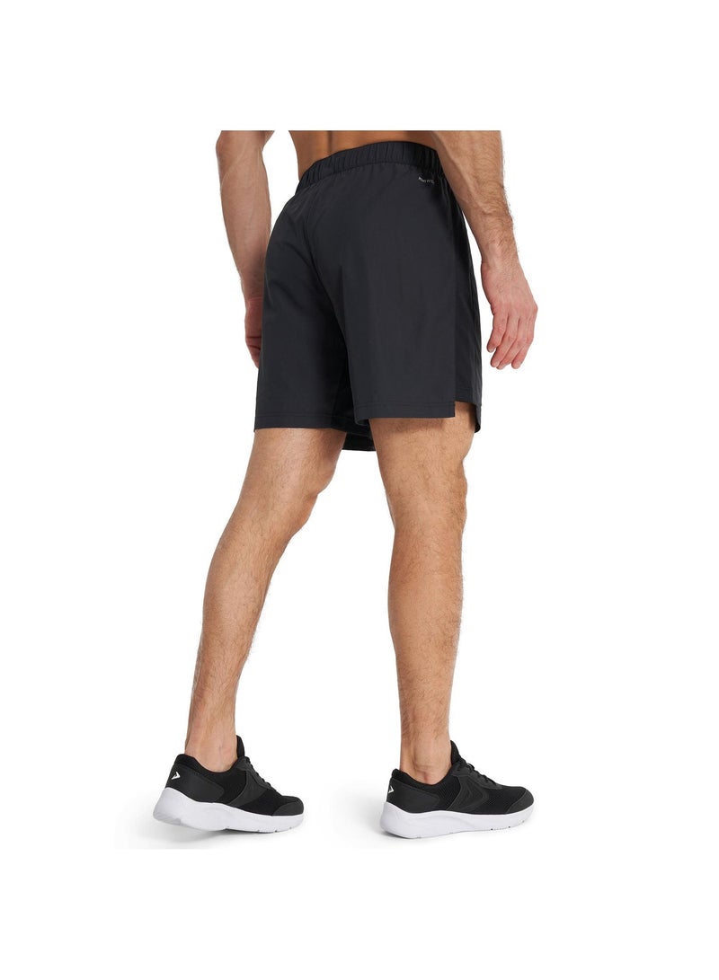 Demix Men’s Running Shorts - Demix Black Lightweight & Breathable Sports Shorts with Moisture-Wicking Fabric & Reflective Details - Image 5