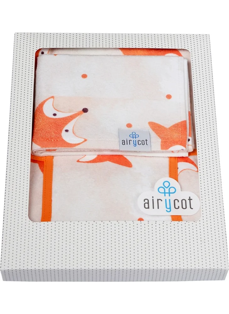 Airycot Children's Towel Poncho Fox