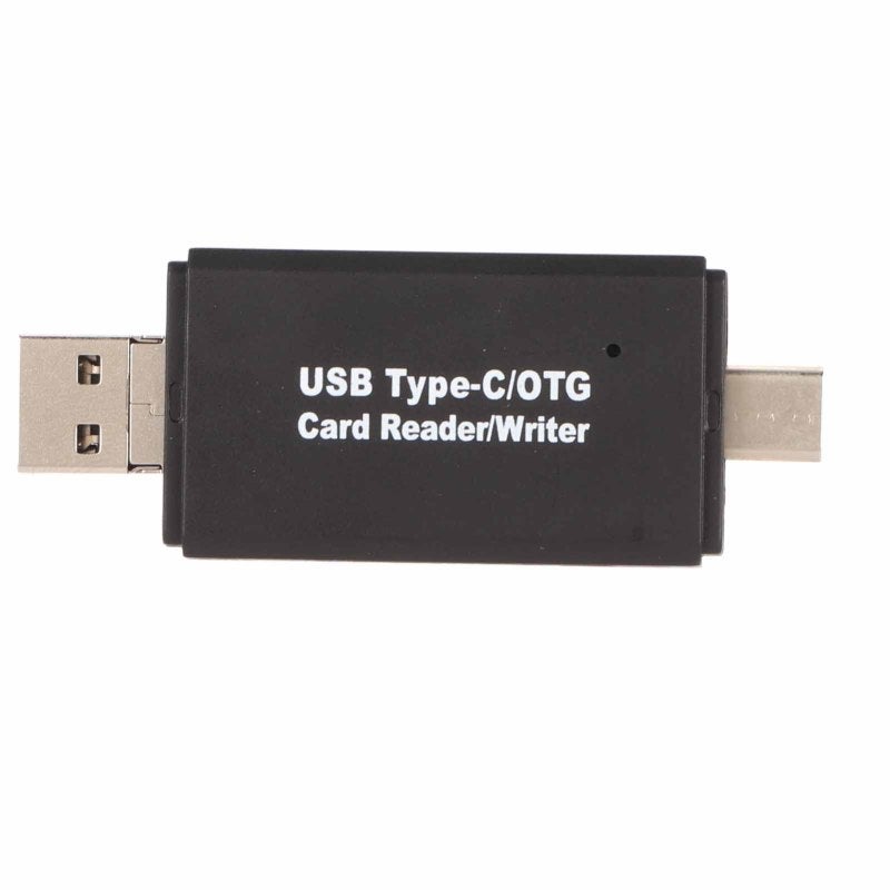 3 In 1 Card Reader Micro USB USB C High Speed Data Transfer Multi Card Reader Writer - Plug and Play Memory Card Reader for Windows Android Phones Tablets Computers - Image 3