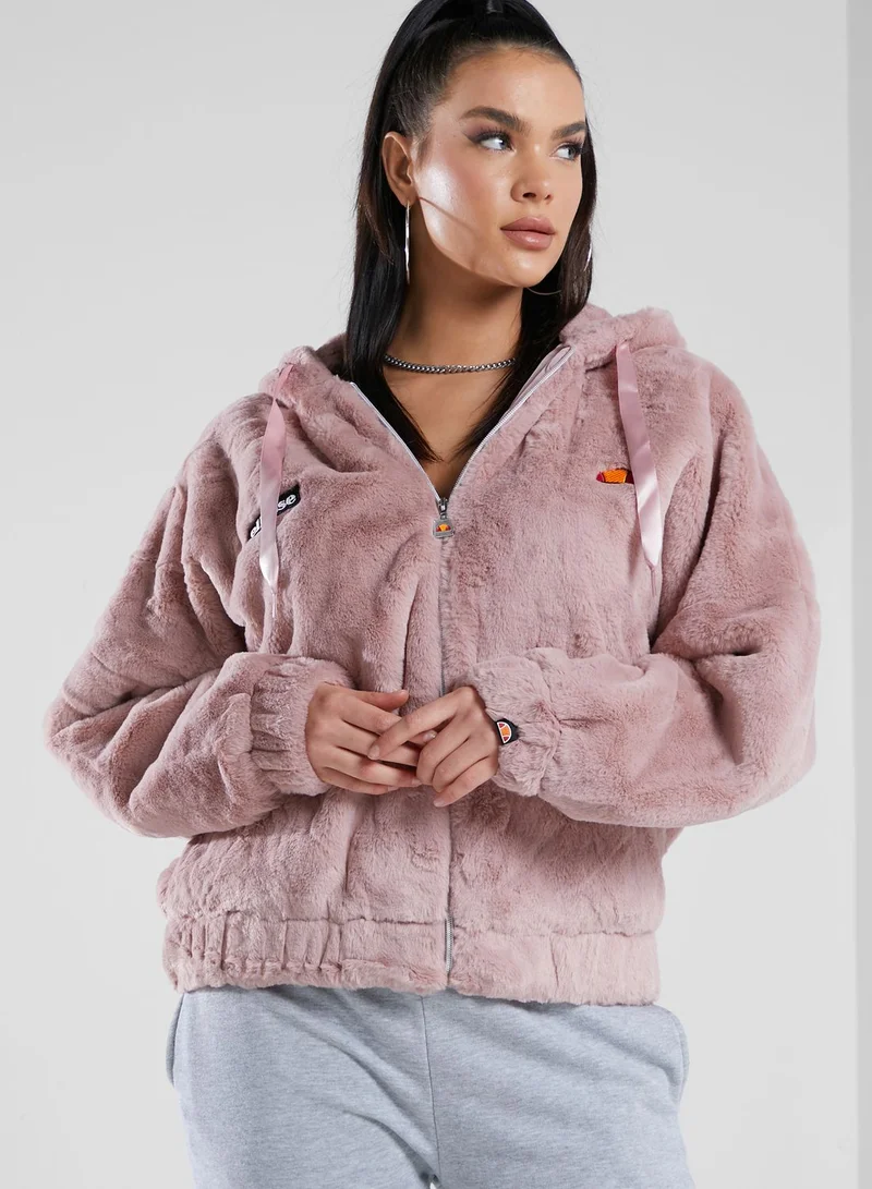 Ellesse Giovanna Faux Fur Jacket