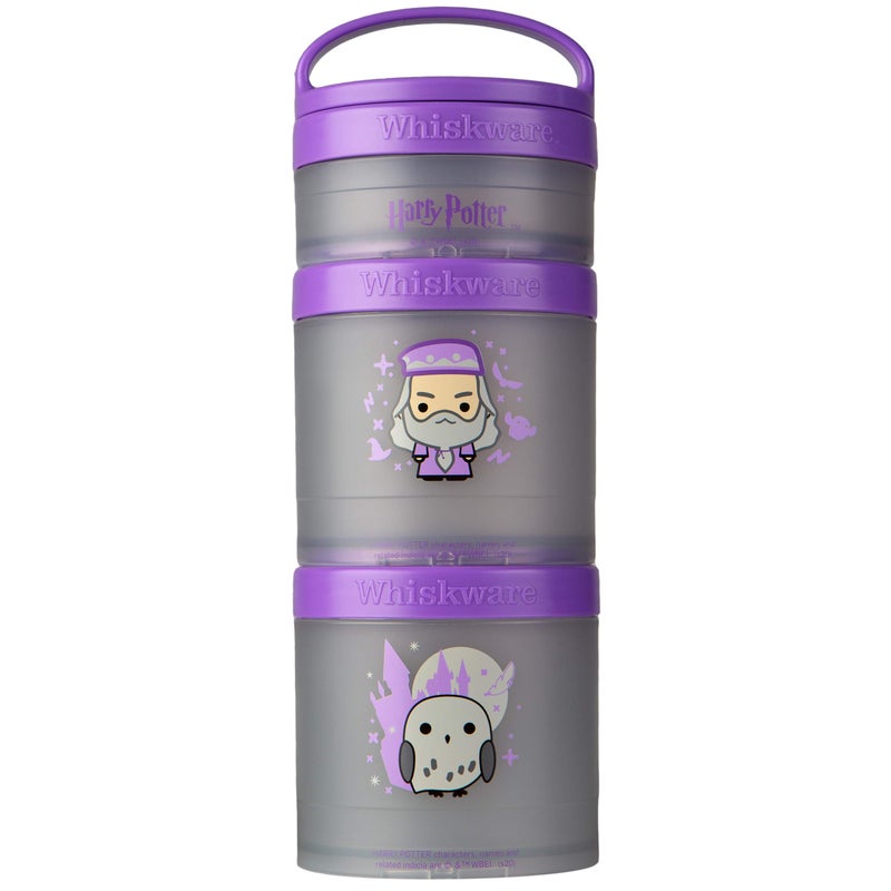 Whiskware Harry Potter Stackable Snack Pack, Dumbledore and Hedwig - Image 1