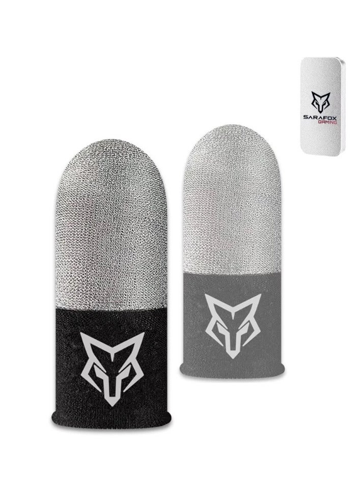 سارافوكس V8 Bicolor Game Beehive5 Sleep-proof Sweat-proof Professional Touch Screen Thumbs Finger Sleeve for shooting Game - Image 1
