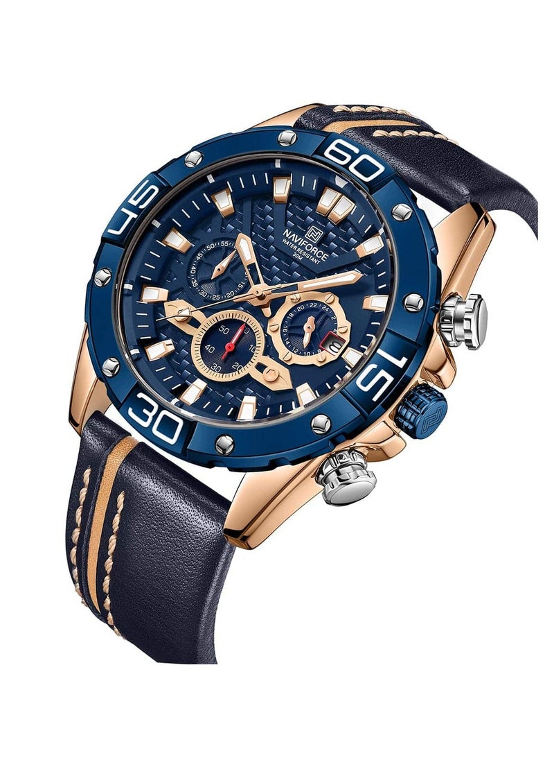 NAVIFORCE - Naviforce Watch For Men NF8019L-RG-BE - Image 1