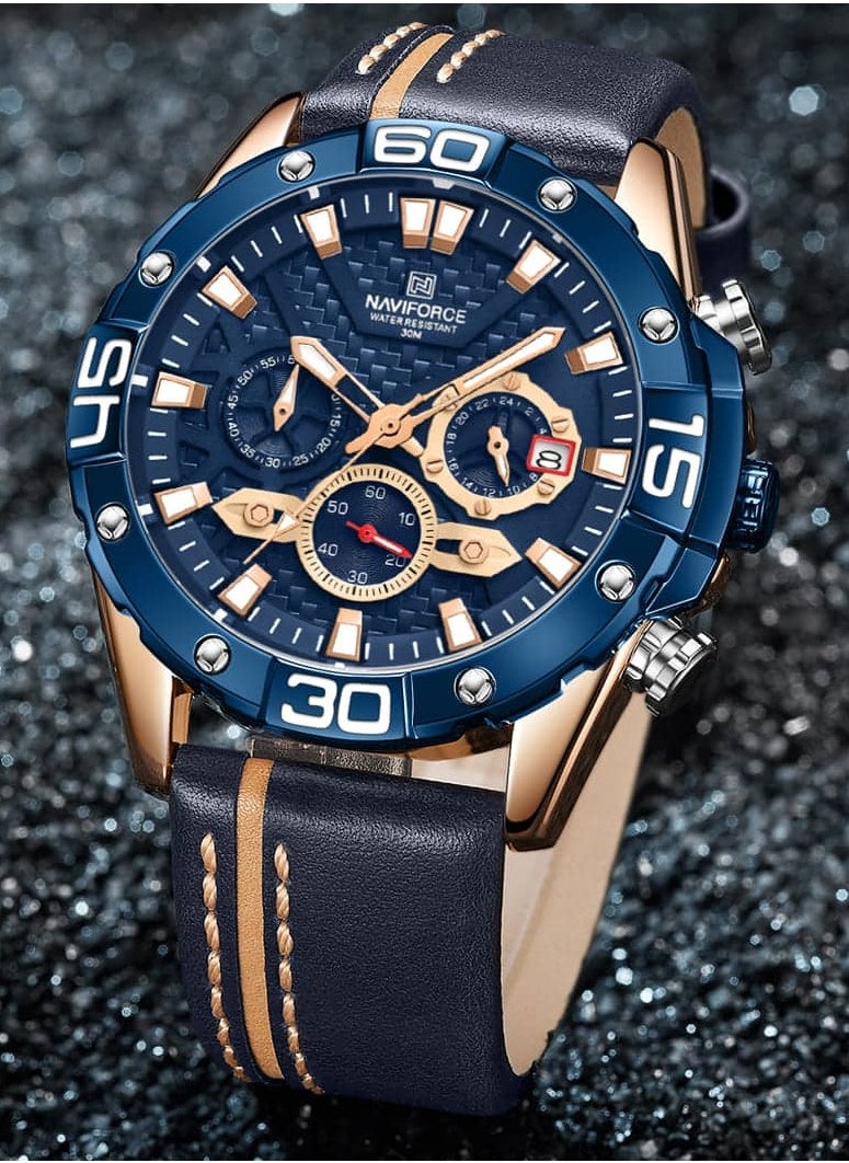 NAVIFORCE - Naviforce Watch For Men NF8019L-RG-BE - Image 1